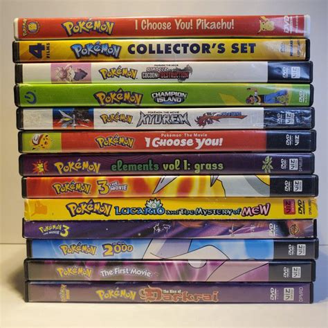 pokemon dvd collection 13 dvds for sale in lodi ca offerup