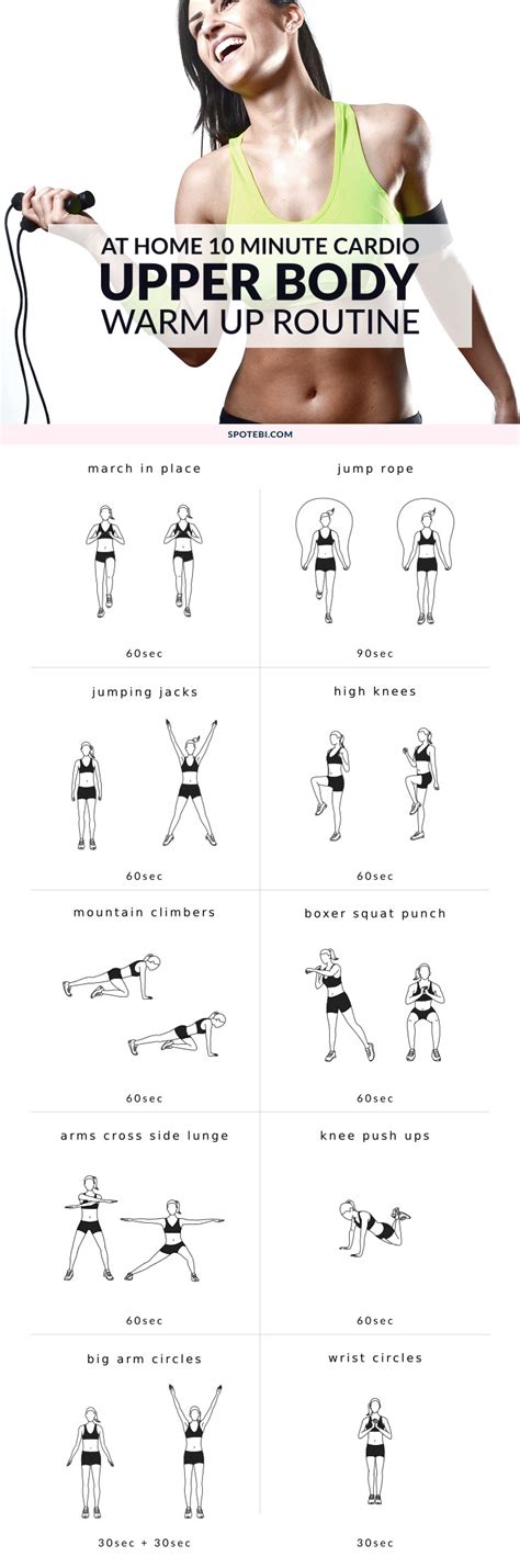 10 Minute Upper Body Warm Up Routine For Women
