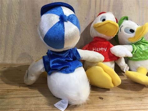 Disney Huey Dewey Louie Plush Ducks Stuffed 15 Lot Of 3 New Ebay