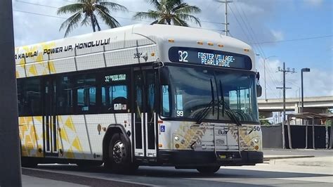 TheBus Honolulu HI Route Kalihi Transit Center Bus Gillig Electric Low