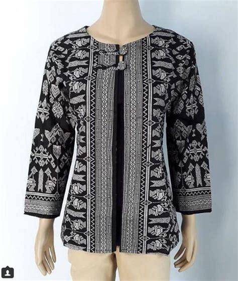 Model baju pria tangan pendek batik cap tulis. 42+ Model Baju Seragam Batik Guru Modis Elegan Modern ...