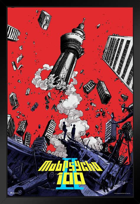 Mob Psycho Poster Anime Season Series Crunchyroll Japanese Anime