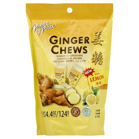 Prince Of Peace Ginger Chews With Lemon 4 4 Oz From The Vitamin Shoppe® Instacart