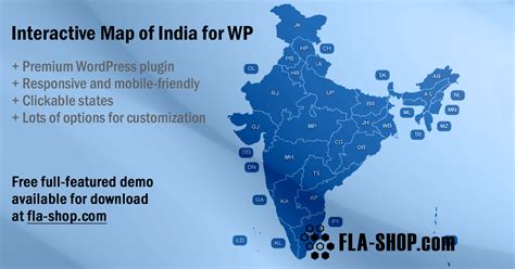 Interactive Map Of India For Wordpress Website Get It For