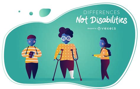 Disability Awareness Vector Set Vector Download