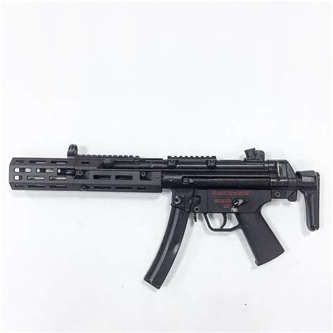 Mp5 Airsoft Aeg Front Handguard With Mlok Compatible Accessory Holes
