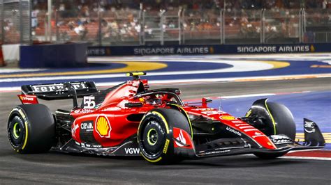 Singapore Gp Practice Two Carlos Sainz Leads Another Ferrari 1 2