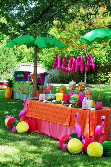 Luau Hawaii Beach Graduationend Of School Party Ideas Photo 3 Of