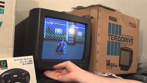 Sega Imb Pc Teradrive Megadrive Genesis Computer Monitor Complete