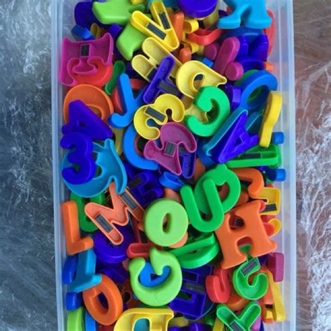Magnetic Letters And Numbers Hobbies And Toys Books And Magazines Children