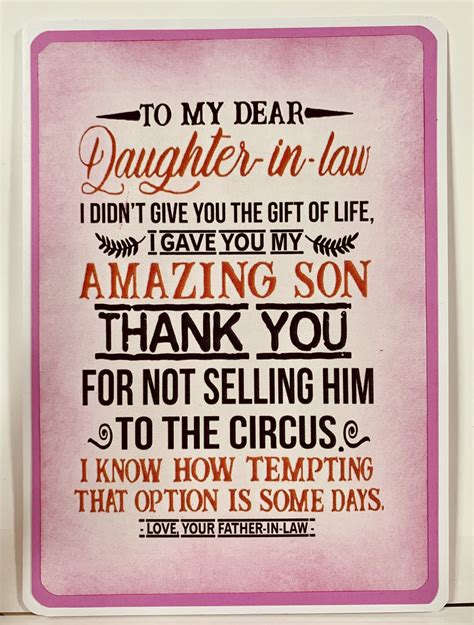 To My Daughter In Law In 2021 Law Quotes Daughter In Law Quotes My