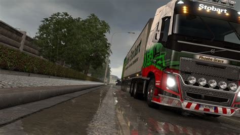 Euro Truck Simulator Rain Reflection Truck Lorry Hot Sex Picture