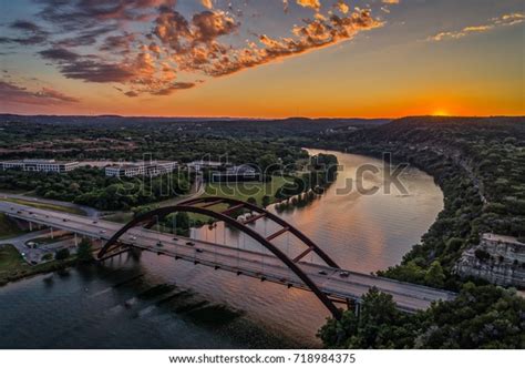 Pennybacker Bridge Over Lake Austin Texas Stock Photo Edit Now 718984375