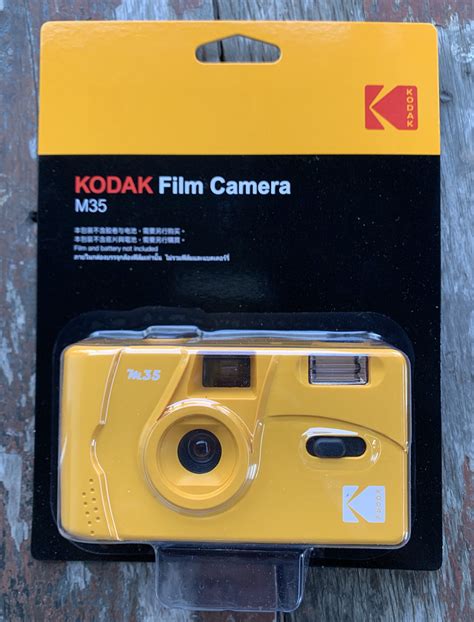 Simply purchase a roll of 35mm film and load it in, take your photos, rewind and bring the film roll to develop. Kodak M35 | Flickr