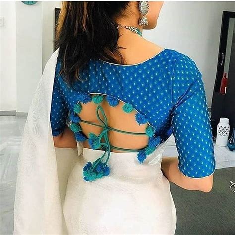 Evergreen Saree Blouse Back Neck Designs To Get A Glam Look K4 Fashion