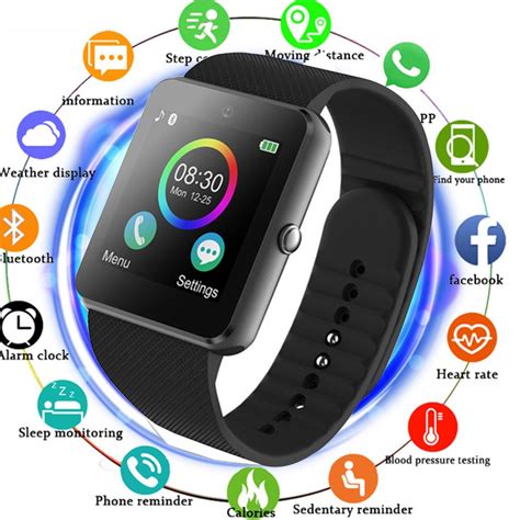 Glass front (sapphire crystal), ceramic/sapphire crystal back, stainless steel frame. 2018 Smart Watch Android GT08 Clock With Sim Card Slot Push Message Bluetooth Connectivity ...