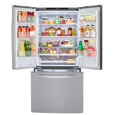 LG Electronics 33 In 25 Cu Ft 3 Door French Door Refrigerator In