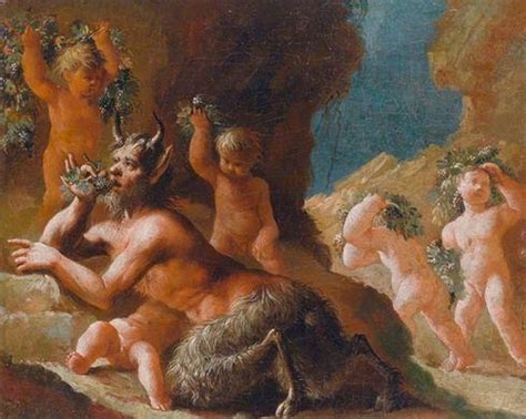 Nicolas Poussin Bacchanal With A Satyr And Putti MutualArt