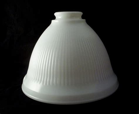 Stiffel Vintage Milk Glass Torchiere Lamp Shade White