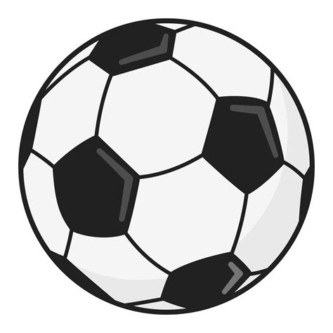 Soccer Ball Flat Style Design Icon Sign Vector Illustration Isolated On
