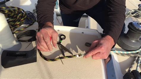 How To Install And Remove Sailboat Halyards Expert Advice Youtube