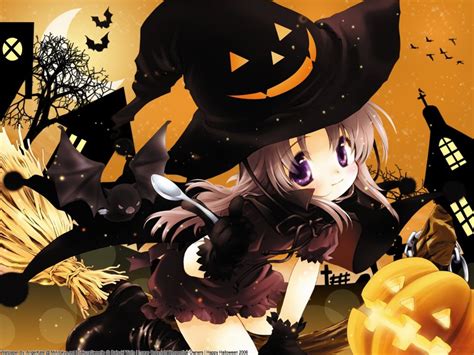 Anime Happy Halloween Wallpapers Wallpaper Cave