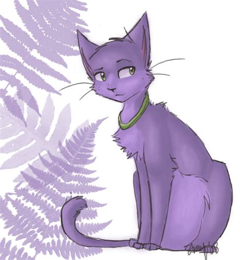 Purple Cat By Stripedkitty On Deviantart