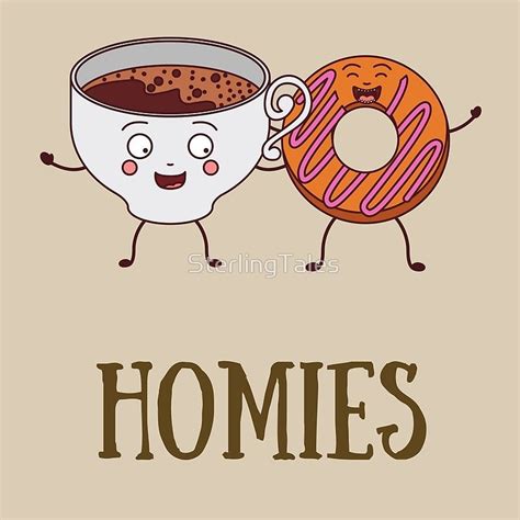Coffee And Donuts Art Print By Sterlingtales Coffee And Donuts