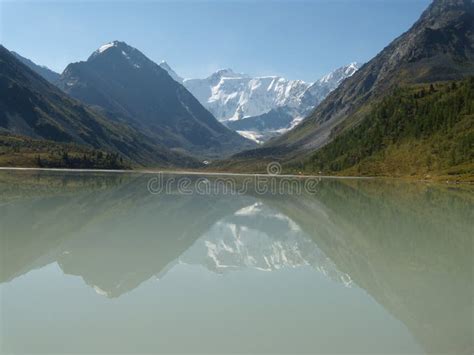 Landscape With Mountain And Lake In Altai Siberia Stock Photo Image