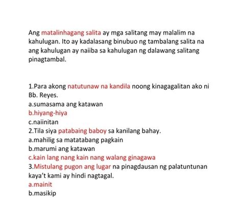 Melc Pagbibigay Kahulugan Sa Mga Salitang Ginagamit Sa Radio The Best