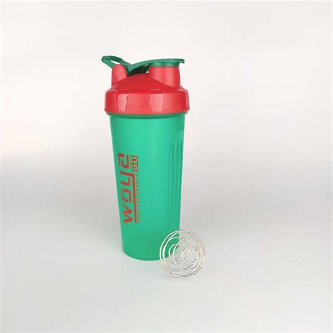 600ml Promotional Eco Friendly Fitness Gym Plastic Powder Whey Protein Shake Cup Sport Shaker