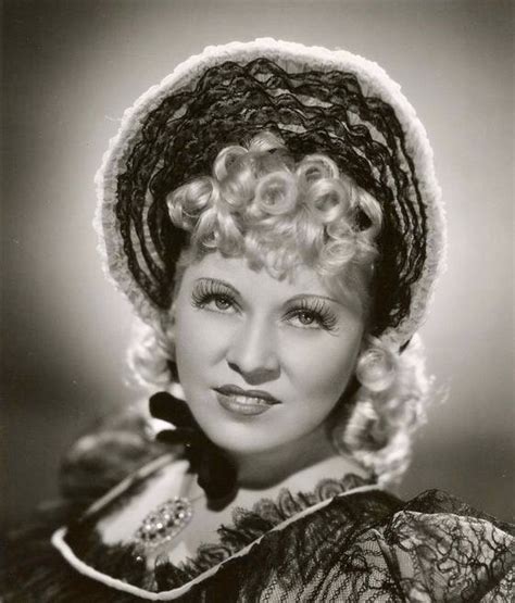 promotional photograph of mae west as flower belle lee for my little chickadee universal