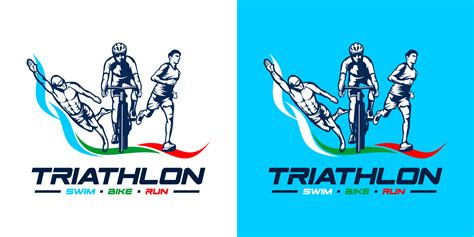 Triathlon Logo Vector 4577902 Vector Art At Vecteezy