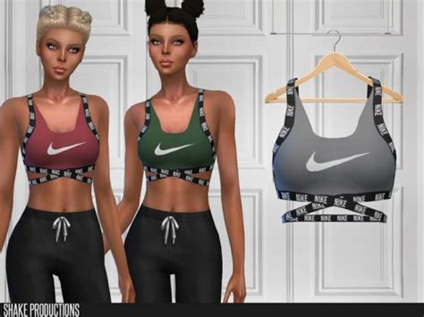 The Sims Resource 247 Sports Bra By Shakeproductions Sims 4 Downloads