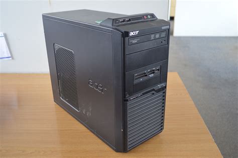 Acer Veriton M265 Pc Tower Windows Vista Pentium Dual Core Cpu 250
