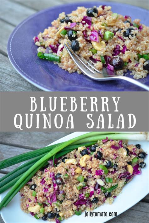 Cure The Holiday Blues With Blueberry Quinoa Salad Jolly Tomato