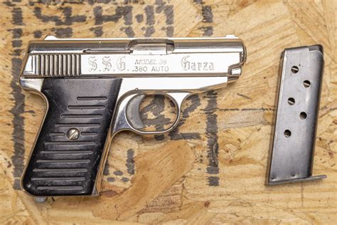 Bryco 38 380 Acp Police Trade In Pistol With Custom Engraving