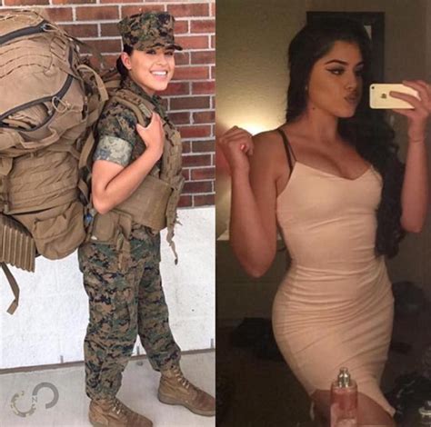 Military Girl In 2020 Army Women Military Girl Female Marines