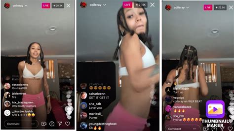 Coi Leray Twerking On Instagram Live Must See Youtube