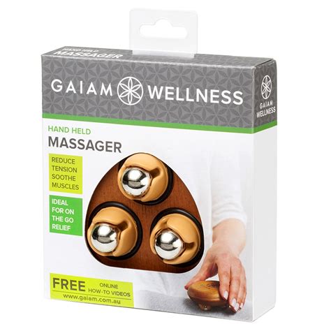 Gaiam Wellness Hand Held Massager Sportys Warehouse