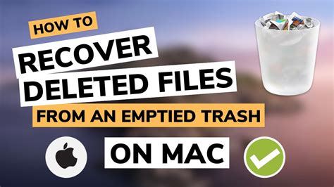 Recover Deleted Files From An EMPTIED Trash On Mac YouTube