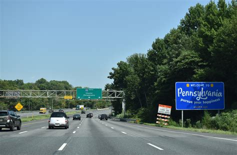 Interstate 95 North Delaware County Aaroads Pennsylvania
