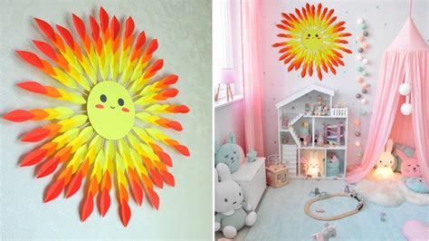 Children Kids Room Decor Diy Colored Paper Craft How To Make
