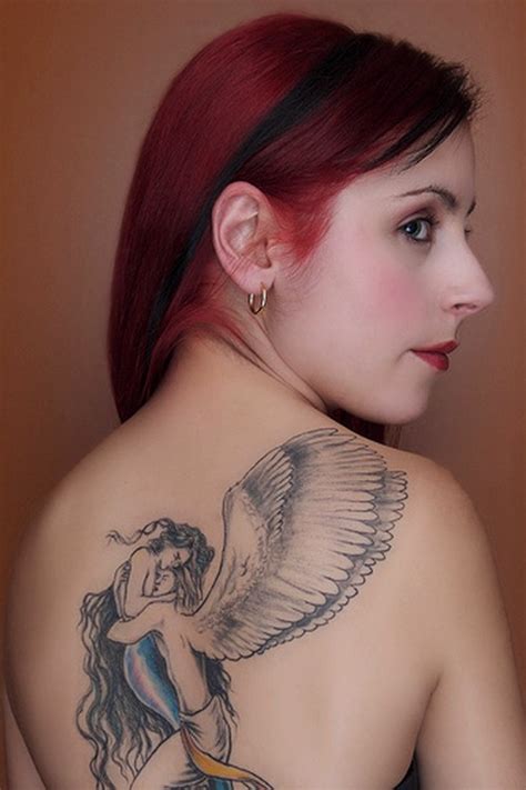 Latest Women Fashion Cute Angel Tattoos Ideas