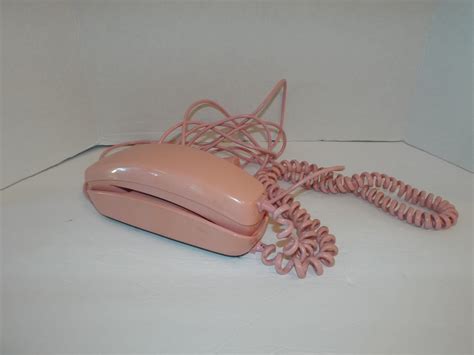 Pink Trimline Rotary Phone Vintage Western Electric Pink Etsy