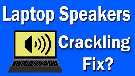 Helpen Sta Op Fysiek Speakers Laptop Crackling Occlusie Hectare Koppeling