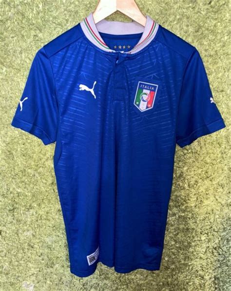 Italy National Team 2012 2013 Puma Home Football Shirt Jersey Soccer