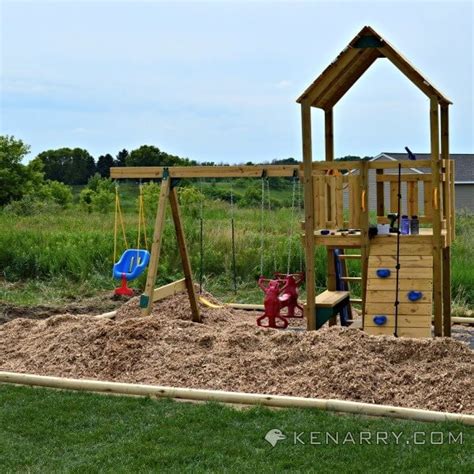 So landscape architect paul maue nestled a bluestone terrace right outside french doors that lead from three keys areas of the house: DIY Backyard Playground: How to Create a Park for Kids