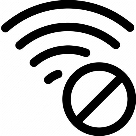 Wireless Banned Unavailable Icon Download On Iconfinder
