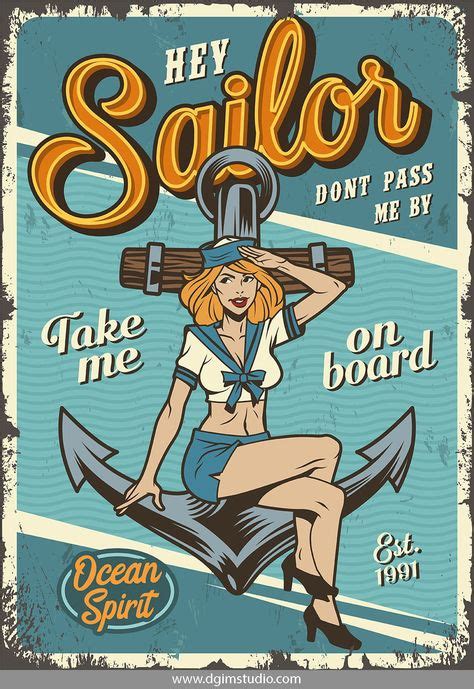Pin On Pinup Retro Posters And T Shirt Designs